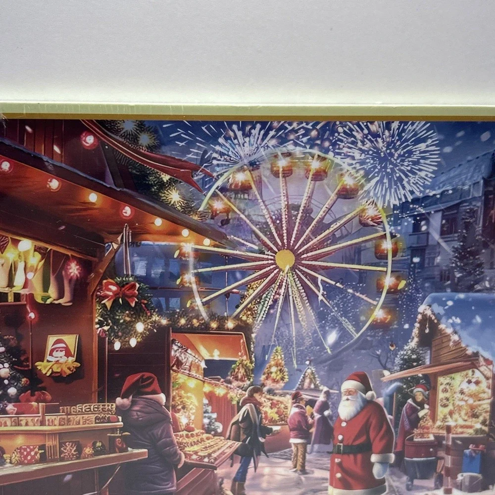 Christmas Advent Calendar Jigsaw Puzzle 1008 Pieces 27.5x19.7 Inch‎